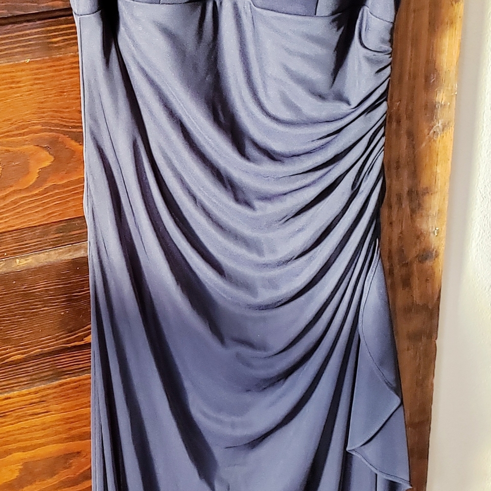 Betsy & Adam Bodycon Cocktail Evening Dress Midnight Blue